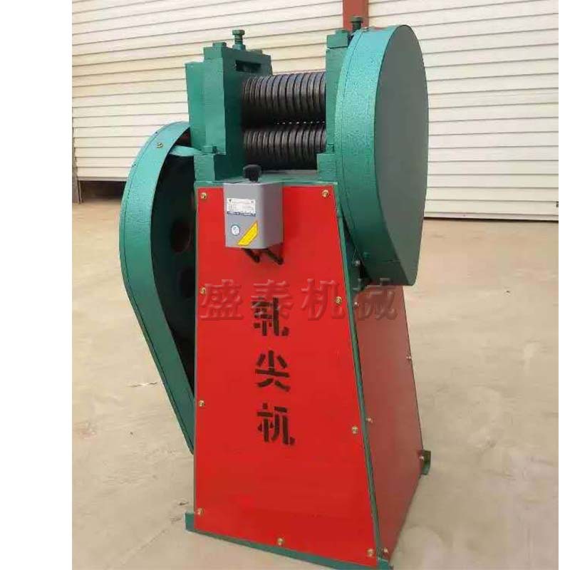 钢丝铁丝轧尖机器拉丝穿模压头机 铜铝铁丝拔丝机钢筋轧尖机