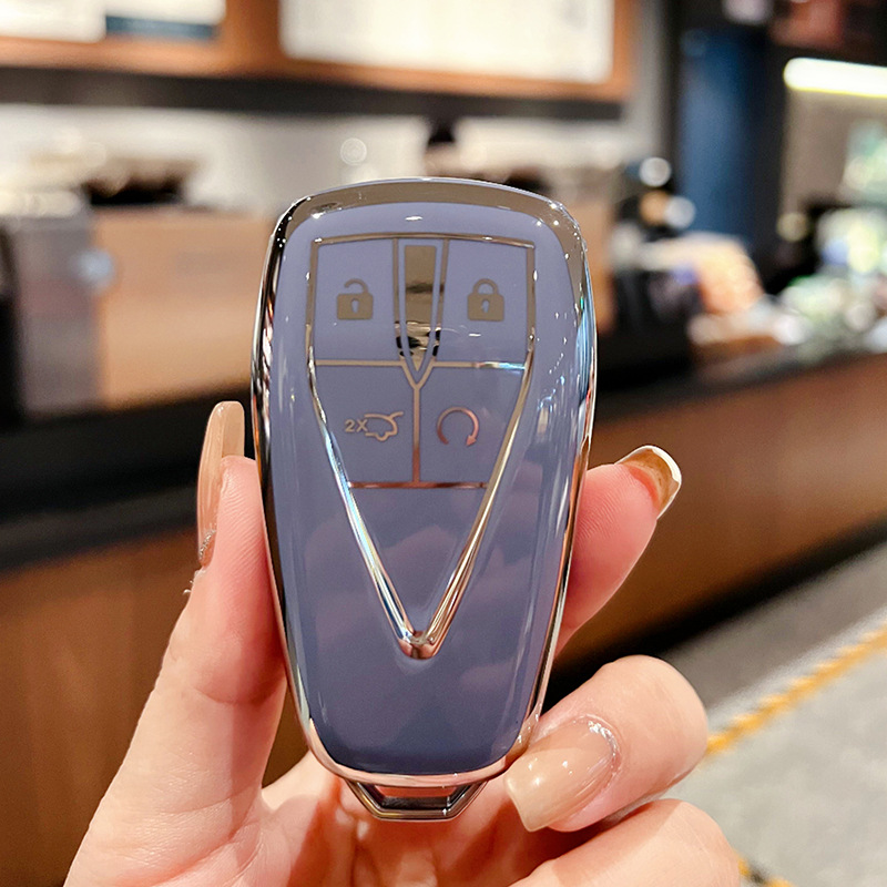 Changan C4 키 회색 파란색 단일 쉘