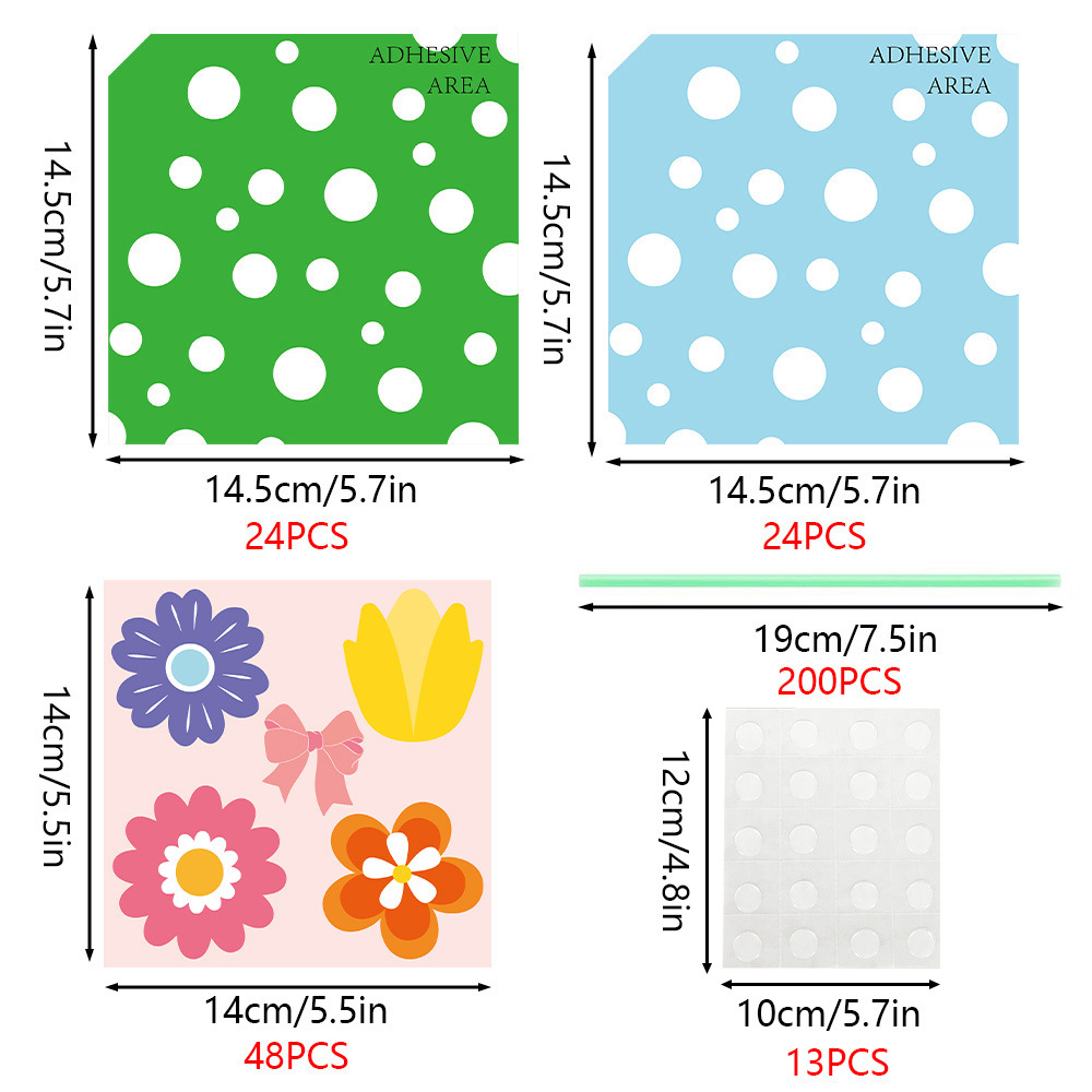180g Weight bouquet Event & Party Supplies 1 Set Quantity Festival Occasion Paper Material Flower Pattern Sweet Style Sweet Flower Paper Festival Bouquet Party Supplies Party Accessories 1 Set 3