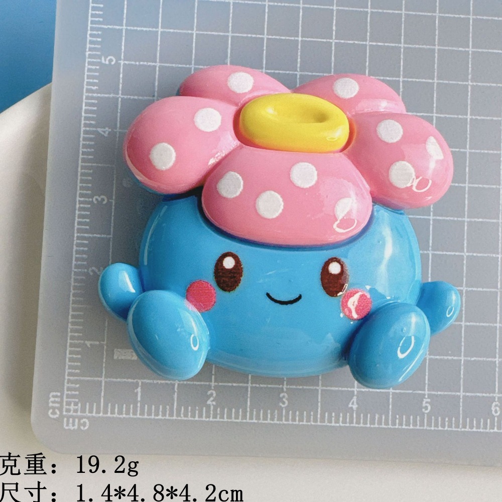 大きいカードの字の札の漫画の丘の樹脂の部品のクリームのゴムのdiyの冷蔵庫はペンダントの携帯電話のケースの収納箱のシールを貼ります。