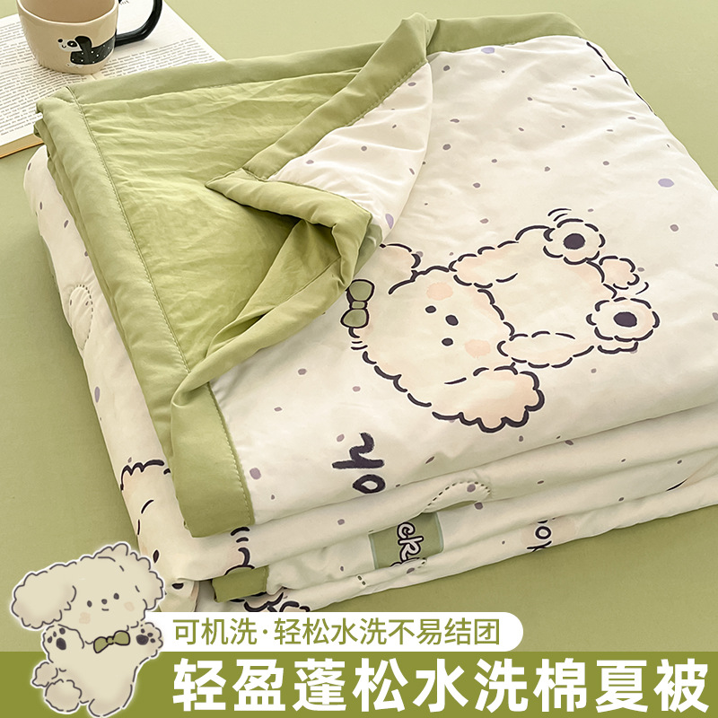 Colcha de verano fresco de verano, edredón de aire acondicionado para niños, edredón de verano de jardín de infantes, lavable a máquina 2025 nuevo