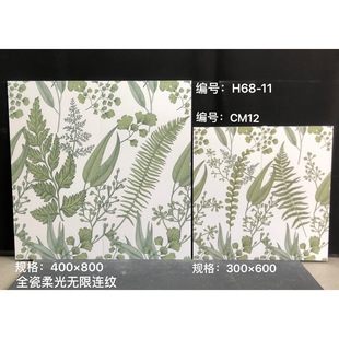 Morandi tile 300600 kitchen bathroom toilet wall tile restaurant background Wall Flower tile floor tile