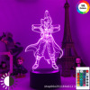 Cross -border hot sale of One Piece 3D Anime Night Lantern Luffy Luffy Led colorful touch remote control acrylic night lamp