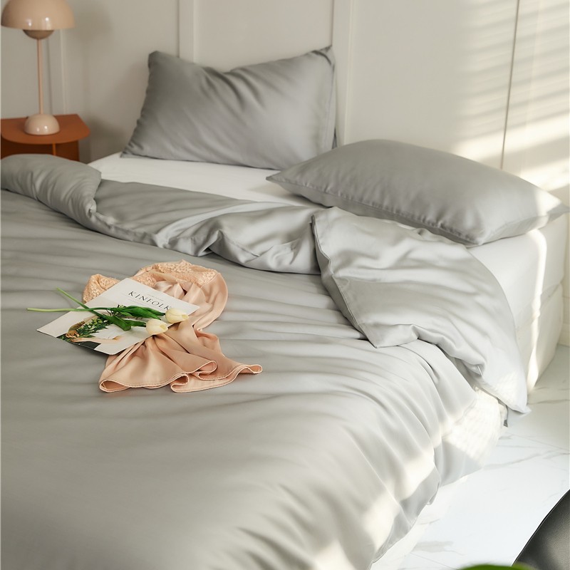 100本のlf蘭精天糸布団カバー単品純色枕カバー裸睡眠ライゼル繊維シーツシーツシーツ単品夏