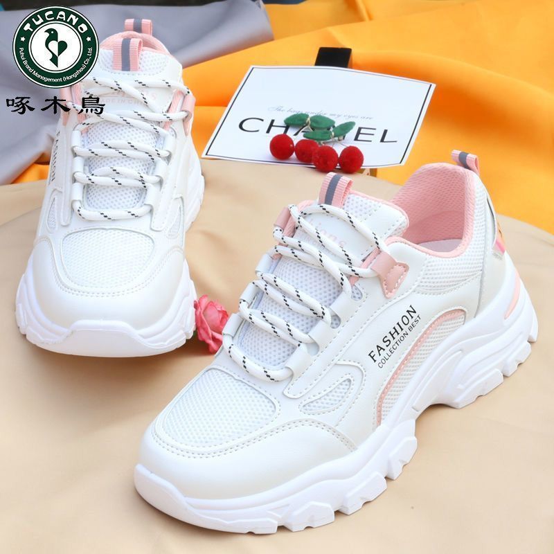 Pájaro carpintero marca estudiante papá zapatos mujer verano nuevo todo-fósforo amortiguador zapatos deportivos antideslizantes transpirables zapatos para correr marea