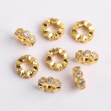 18k����ɫ΢��ʯ����Ȧ�����Ƭdiy�Ʒ�����Ȧ�������Ů