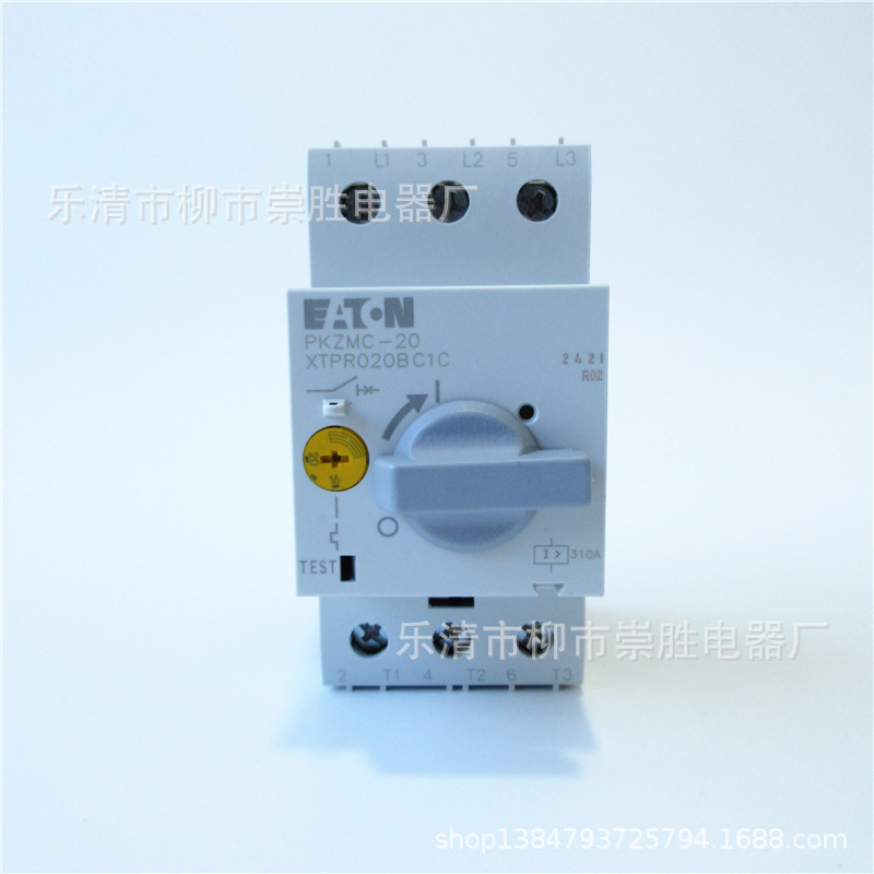 原装正品EATON伊顿 PKZMC-20 电机保护断路器16-20A