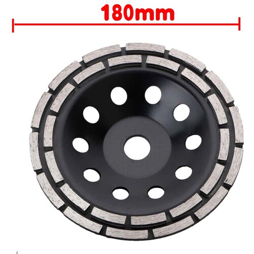 Diamond grinding disc black double row grinding wheel cross-border electric grinding accessories 115/125/180mm wall grinding disc