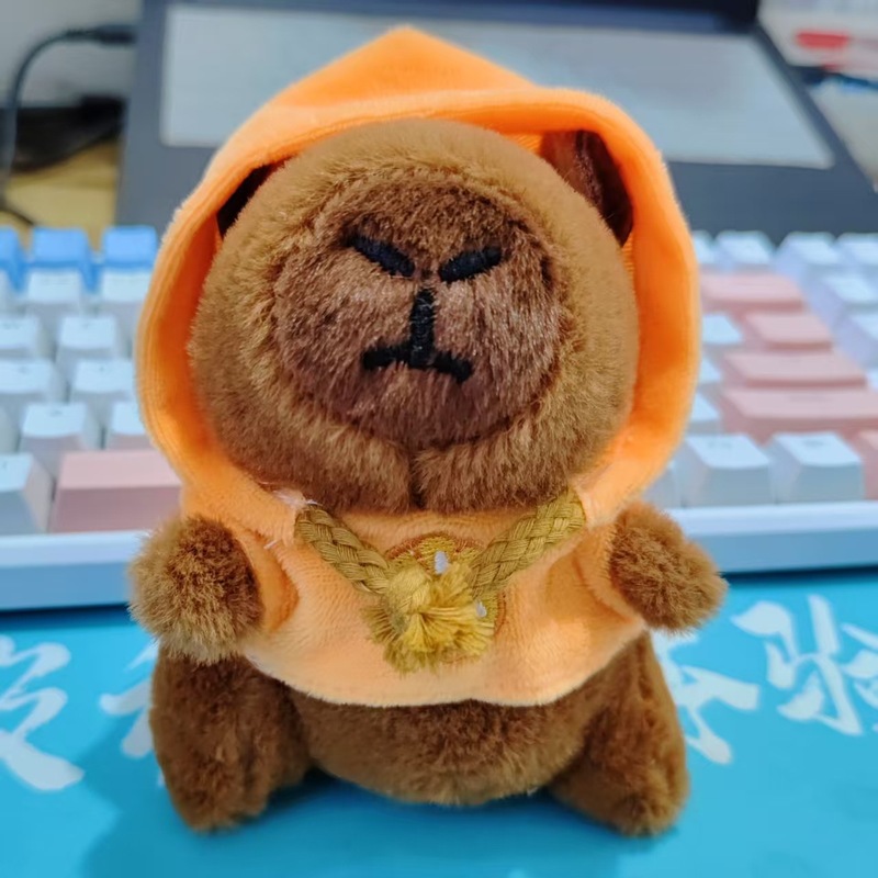 カピバラぬいぐるみクリエイティブペンダントスウェットシャツカピバラキーホルダー人形スクールバッグペンダントバックパックペンダント|undefined