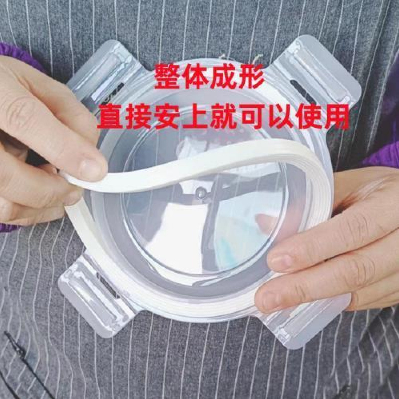 四面扣玻璃保鲜盒微波炉饭盒收纳密封盒盖子配件便当盒碗密封盖|undefined