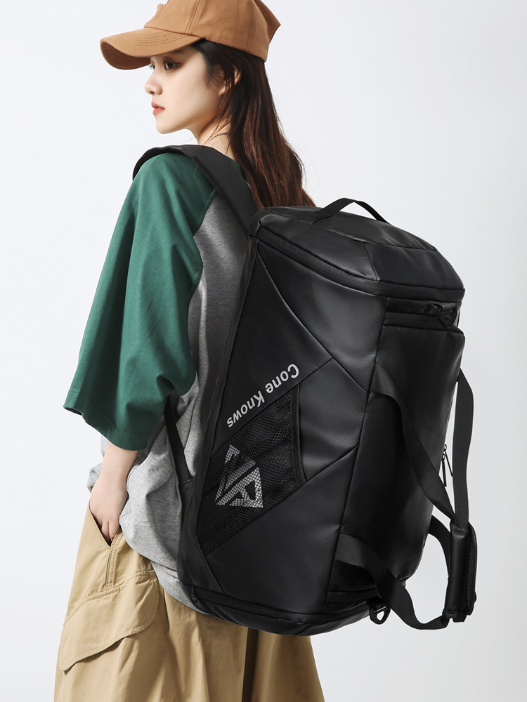 Resistente al agua de gran capacidad de acondicionamiento físico película de envoltura de tela Oxford multifuncional de alta calidad bolso de viaje doble espalda bolso de mano