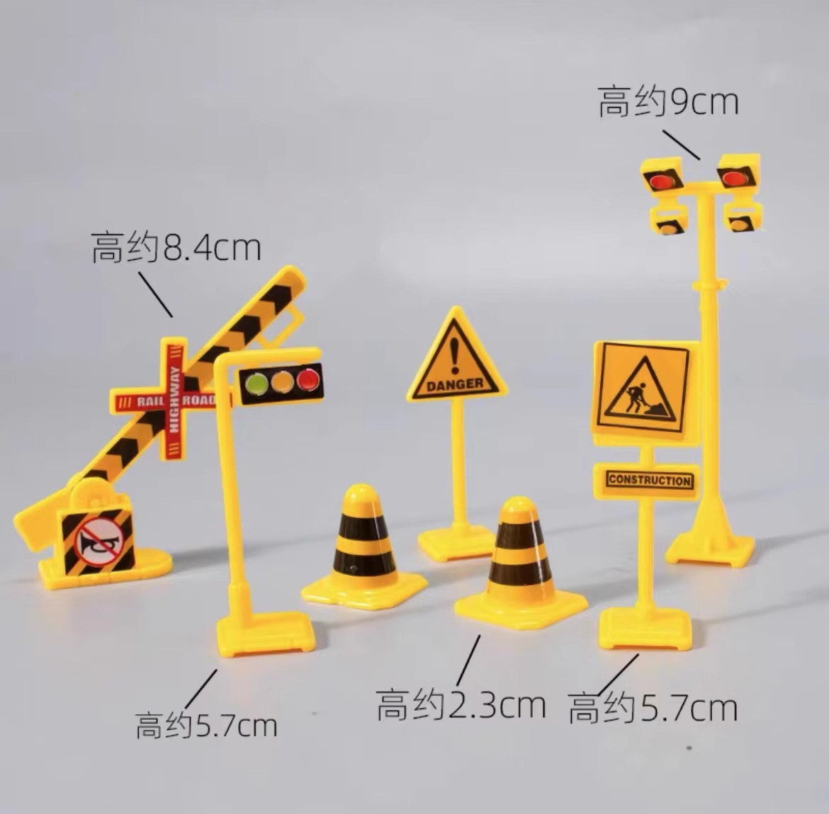 Juego de 7 piezas de barricadas