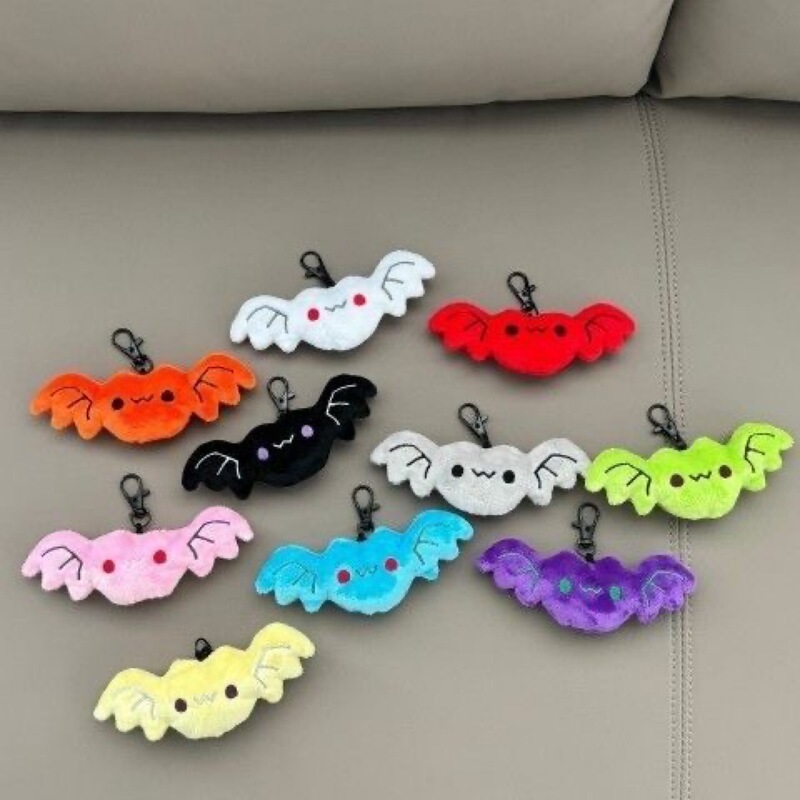 Cross-Border New Halloween Gift Cute Bat Keychain Cute Bat Keychain Plush Doll Cross-Border New Halloween Gift Cute Bat Keychain Cute Bat Keychain Plush Doll