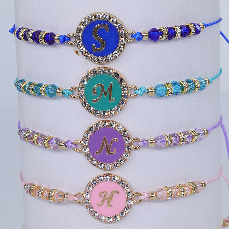 Lady Letter Alloy Unisex Bracelets 1 Piece