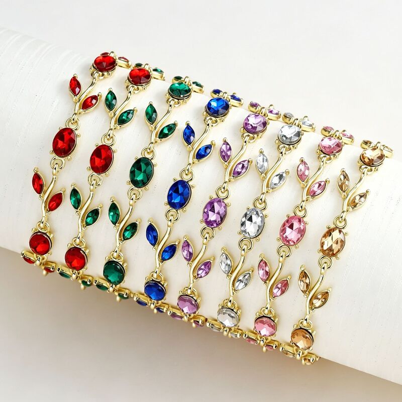 Cross-border bestseller tulip bracelet, exquisite and high-end, fashionable and versatile floral bracelet, light luxury and personalized design jewelry