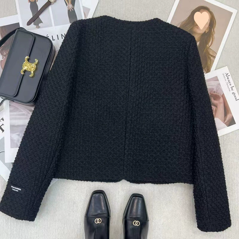 Пуховая подкладка, демисезонная короткая куртка, стиль Chanel, французский стиль, для подростков, оптовая продажа