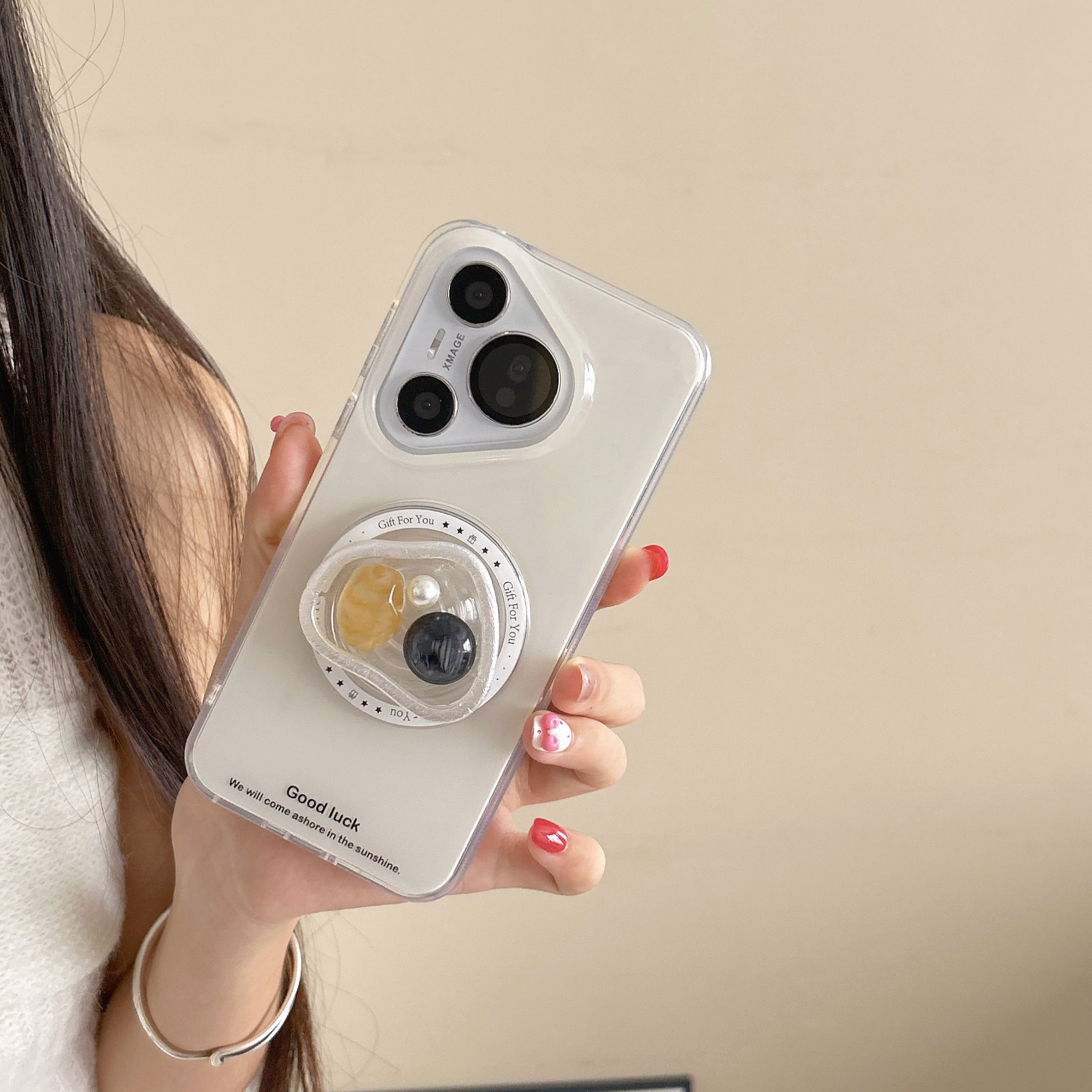 Nicho simple nuevo teléfono móvil Huawei funda mate70Pro sentido premium Pura70/70Pro pareja Mate60P