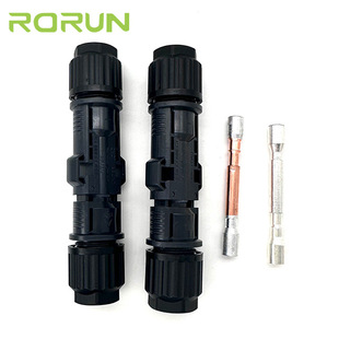 Factory Direct sales solar photovoltaic connector 10 square meters high current cable plug IP68 waterproof male and female connector