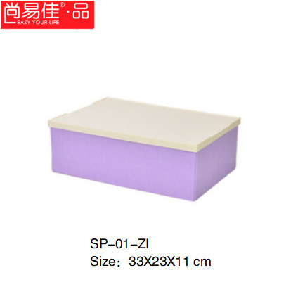 Special sale small storage box PP flip plastic storage box dustproof foldable non-woven children's toy storage box