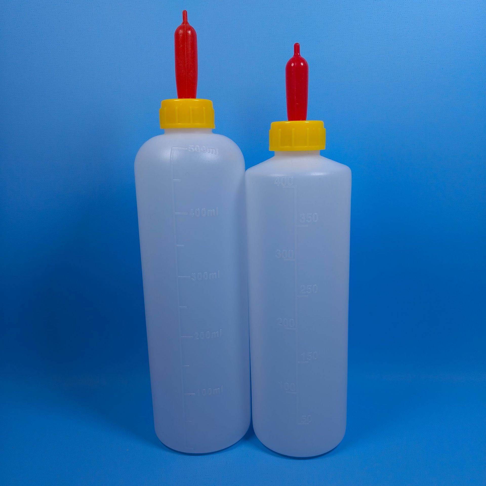 Botellas de leche de cabra personalizadas 400 500ml botellas de leche veterinarias botellas de animales de alimentación artificial botellas de leche veterinarias