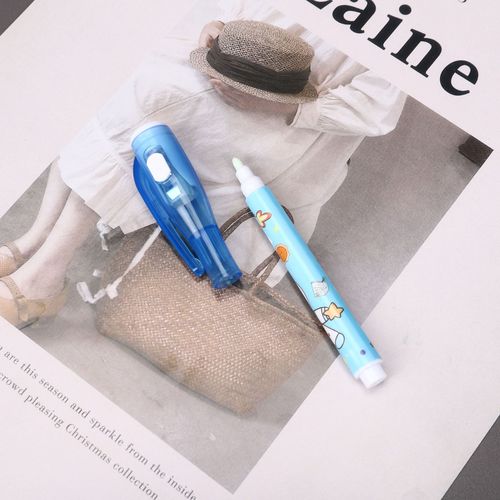 Creative Fun Glow-in-the-Dark Cartoon Markers UV Light ReWritable Highlighters School Supplies