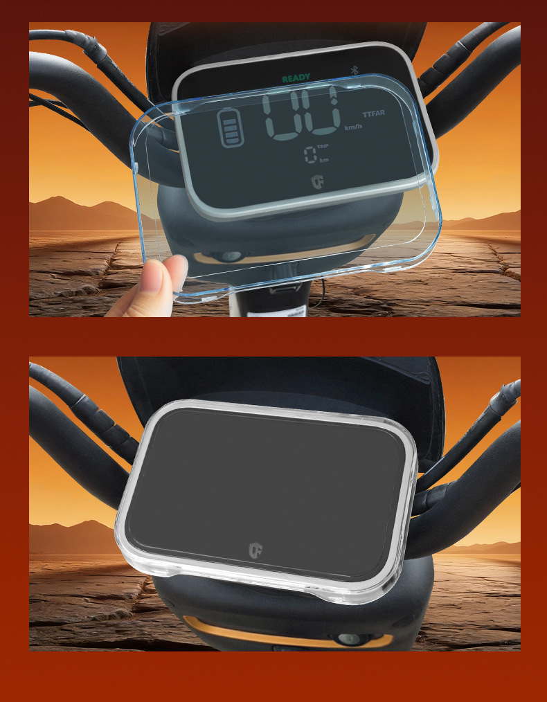 Suitable for Yadi B18 electric vehicle waterproof instrument case modification B18-G protective cover screen display cover