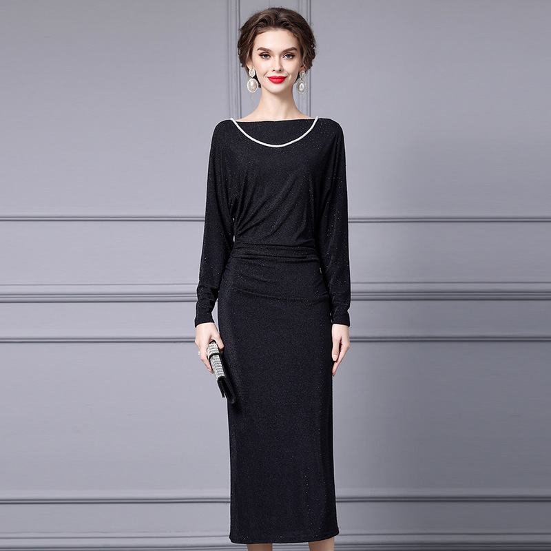 Zhili Formal Occasion Dress, Spring Style, Women's High-End, Light Luxury, Fashionable, Slimming, Long Light Gown Dress, New