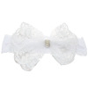 Children's headband from pearl, lace hair accessory with bow, photography props, European style