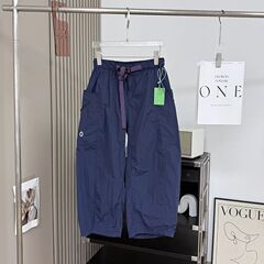 大厂订单!夏季轻薄透气防泼水户外速干徒步休闲宽松九分肥锥裤女