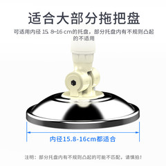 Replaceable head for rotary broom, 16cm universal flat mop head, water-absorbent and thick, excellent cleaning accessory for wholesale