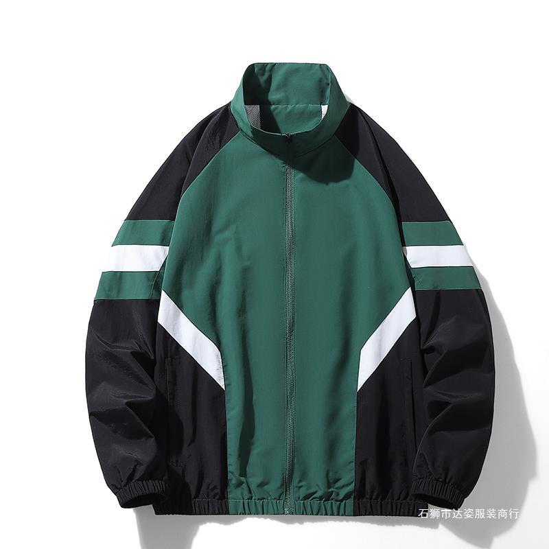 Cross-border manufacturer men's spring and autumn new style student fashion sports top loose versatile casual one-piece shipping