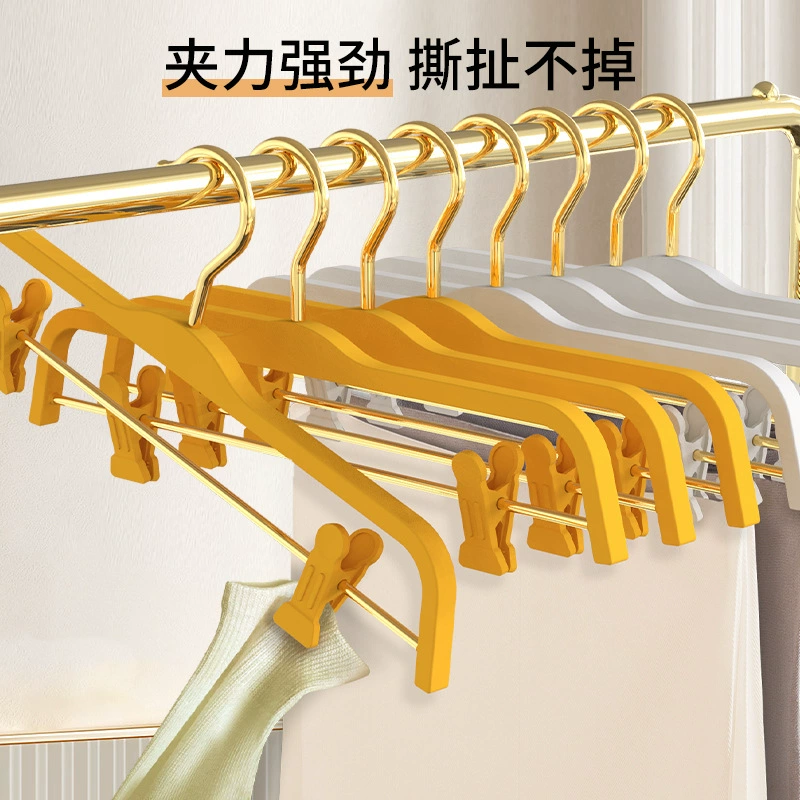 Trousers, storage system for home use, silicone hanger