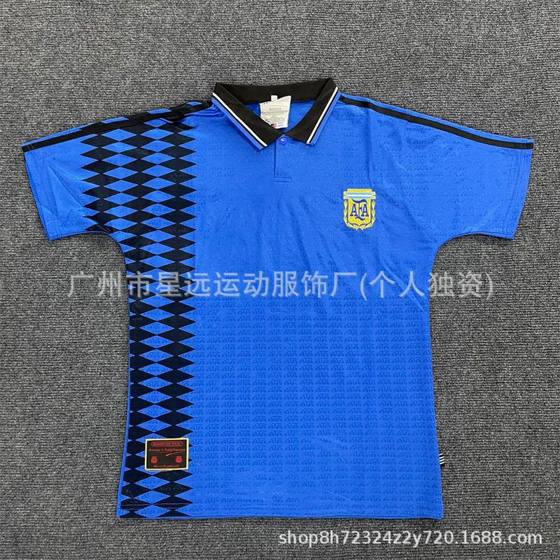 批发retro2006巴西英格兰贝克汉姆阿根廷复古球衣世界杯足球服T恤|undefined