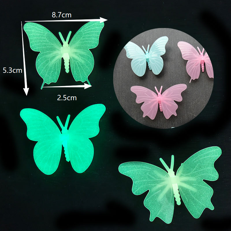 Estrellas de color luna pegatinas de luz nocturna meteoros luminosos pared decoración de ventana fluorescente transfronteriza pegatinas de refrigerador estrella cosmos image 29
