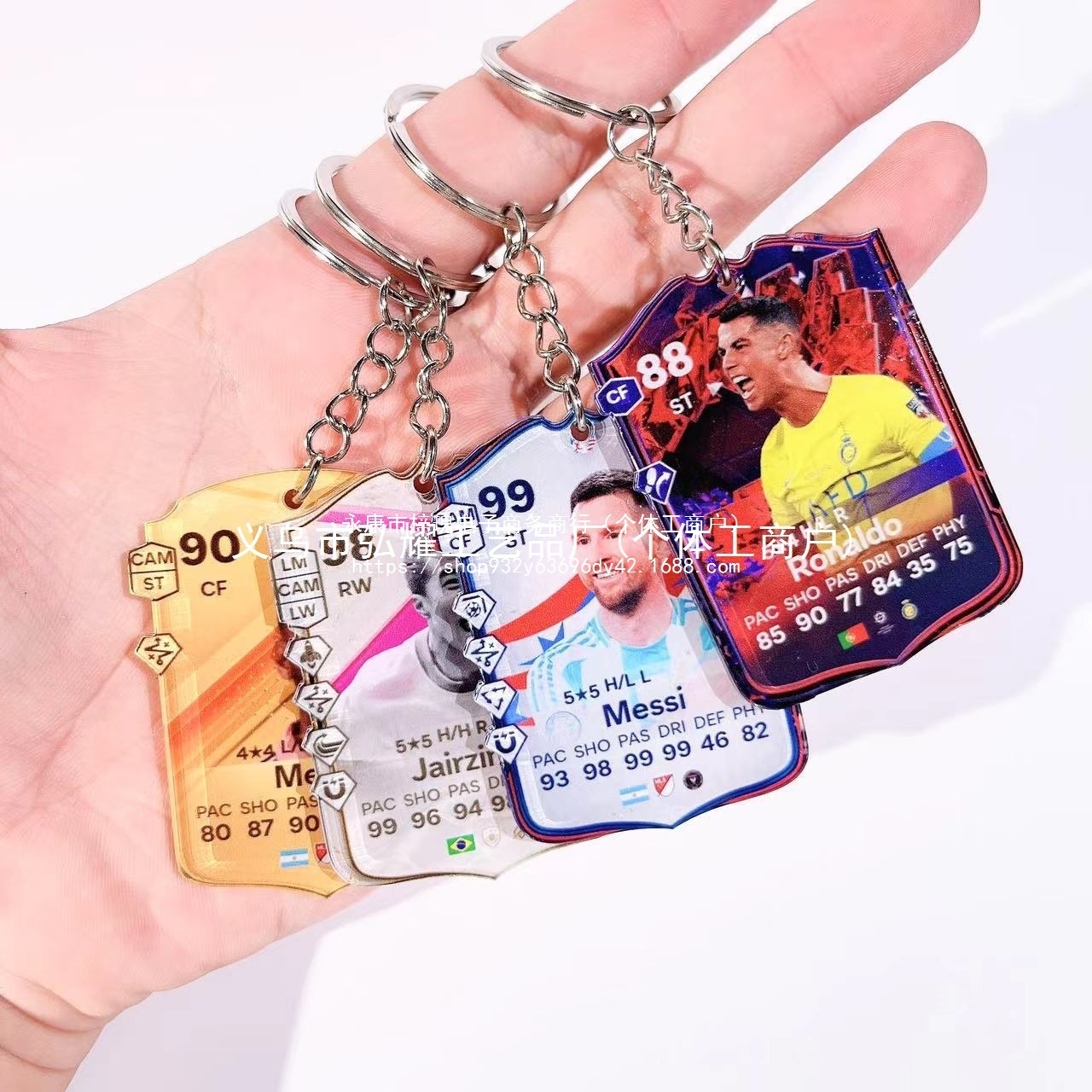 Men's Mal C Kaka Pendant Football Keychain Acrylic Ronaldo Portugal World Cup National Team