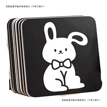 婴儿早教3个玩具彩色追视卡宝宝月黑白卡片新生0到视觉激发卡包邮