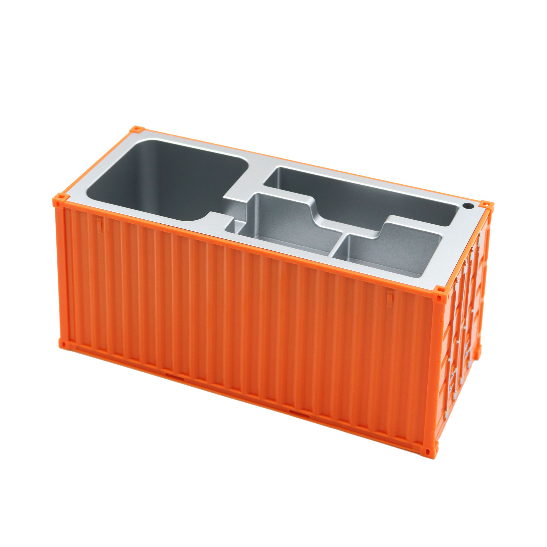 1: 30 Modelo de contenedor de viento industrial simple adornos logotipo imprimible de escritorio de oficina bolígrafo caja de tarjetas de visita