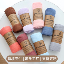 外贸素色新生婴儿包单a类竹棉透气不闷汗包巾跨境薄款盖清爽透气