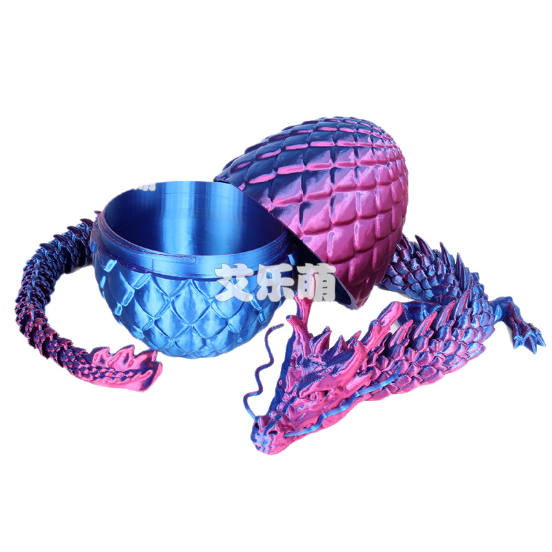 3D プリント中国のドラゴンの装飾品おもちゃ手作り工芸品ドラゴンの卵の翼モデルクリエイティブ屋台メーカー卸売
