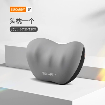 Car Memory Foam Headrest, Headrest - elegant-gray-headrest-1