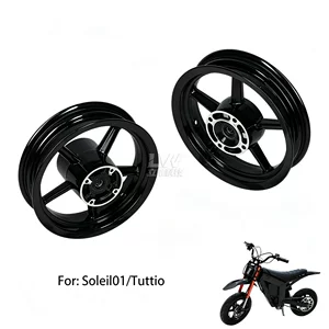 KUGOO Tuttio Soleil 01 Electric Off-Road Motorcycle Accessories 13inch Front and Rear Aluminum Rim Tires and Hubs