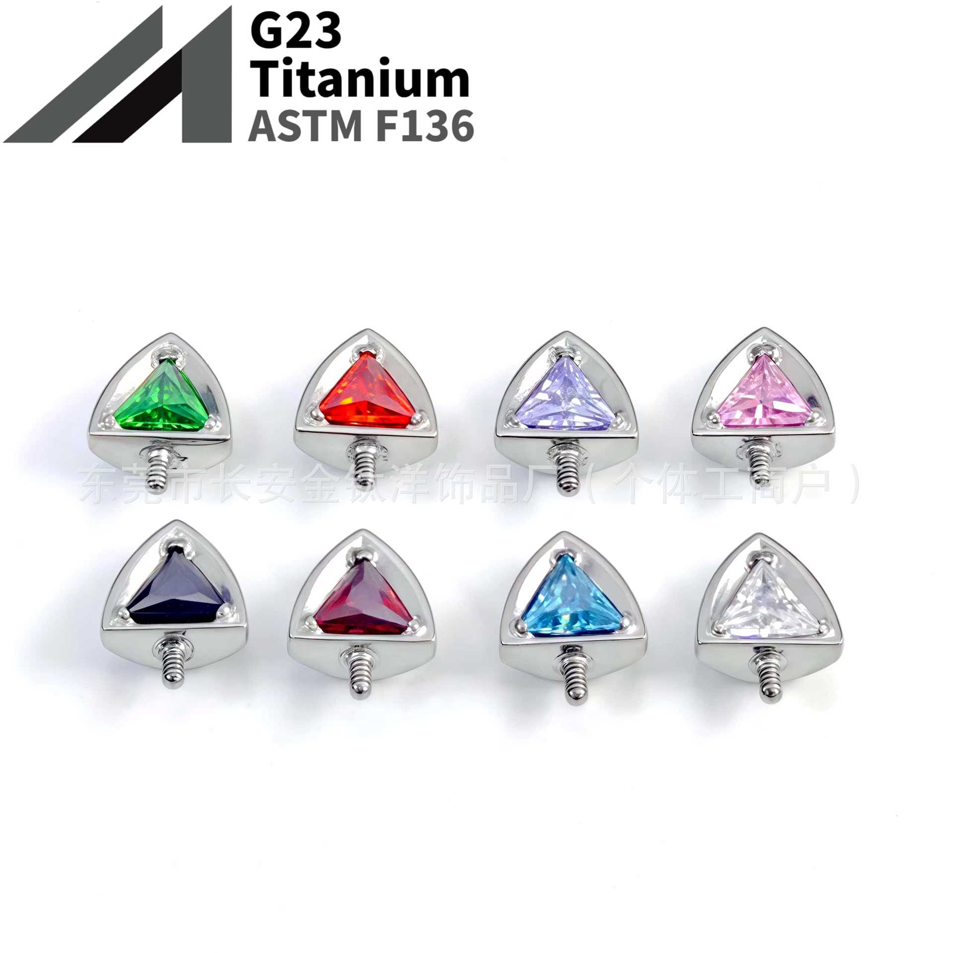 16G labret stud size and finish detail