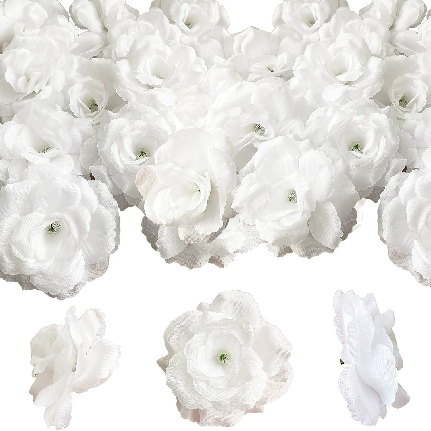 Производитель оптовая imitation flower rose flower silk flower head gold и silver DIY украшения аксессуары свадебное цветок decoration