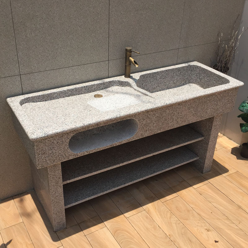 Stone laundry pool stone integrated marble laundry pool with washboard table outdoor courtyard wash basin outdoor sink
