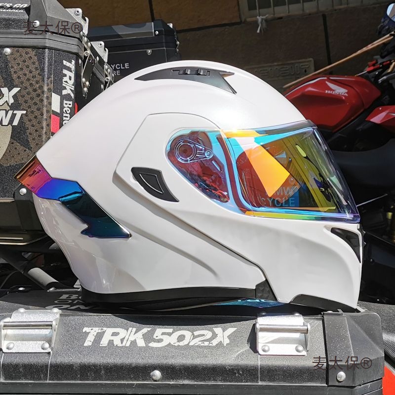 Orz Electric Motorcycle Helmet Dual Lens Winter Half Helmet