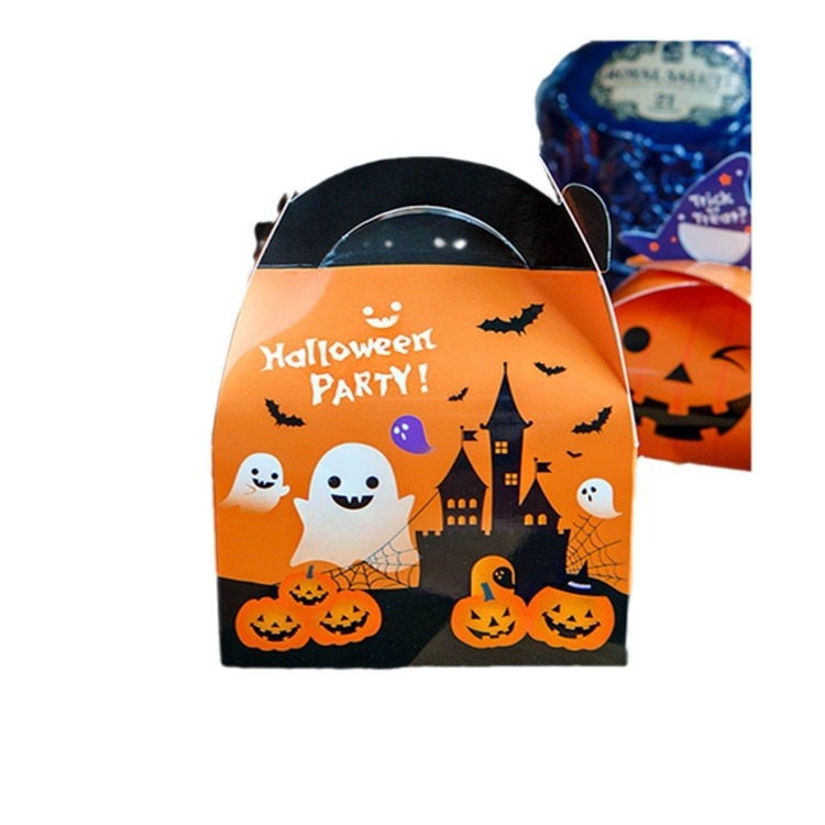 新しいハロウィーンキャンディーカボチャ包装箱オムレツクッキー袋ギフトボックス|undefined