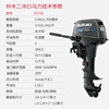 Two-stroke 15 HP short shaft = DT15AS