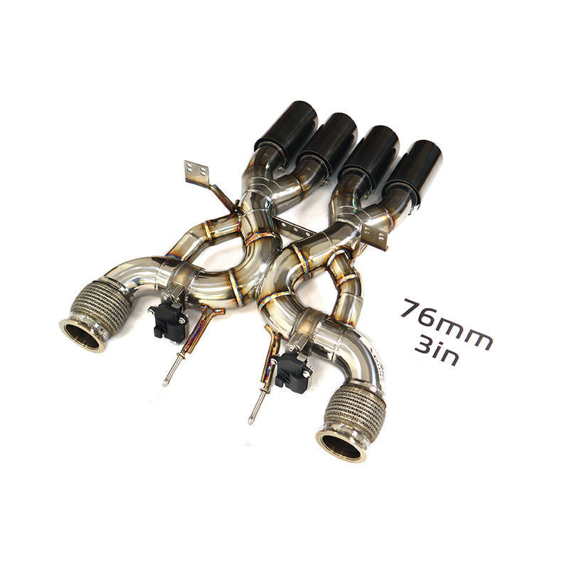 Suitable for McLaren 720S upgraded version 765LT 3.8T rear-mounted exhaust stainless steel pipe with valve