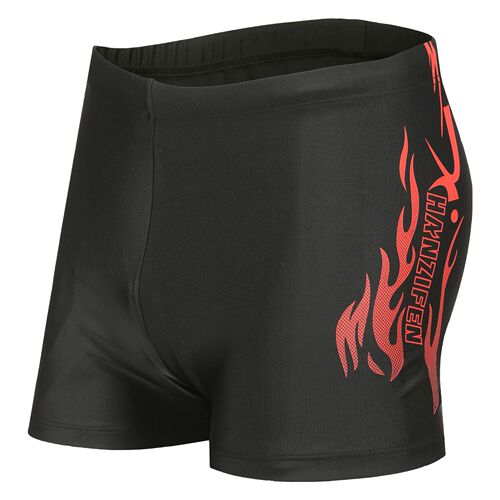 European and American style wholesale swimming trunks men's boxer quick-drying beach trunks adult swimming suit men's swimming cap swimsuit