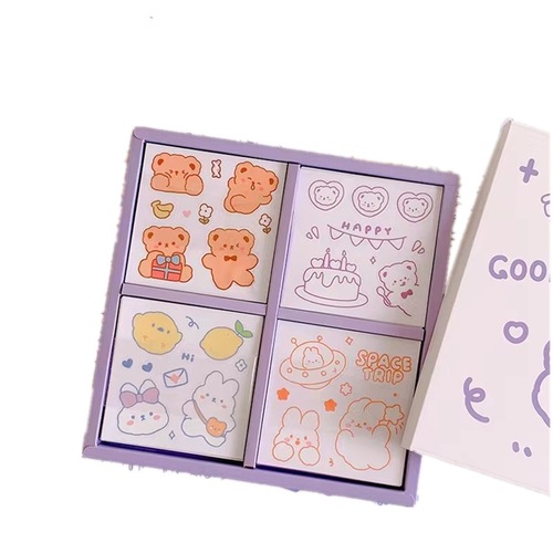 PET waterproof cute handbook sticker set 100 girly heart diy handbook decoration handbook material supplies